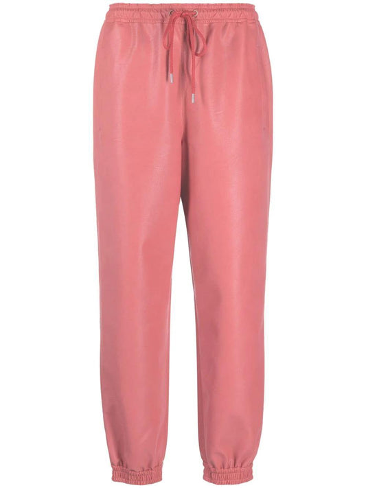 STELLA McCARTNEY faux-leather tapered trousers