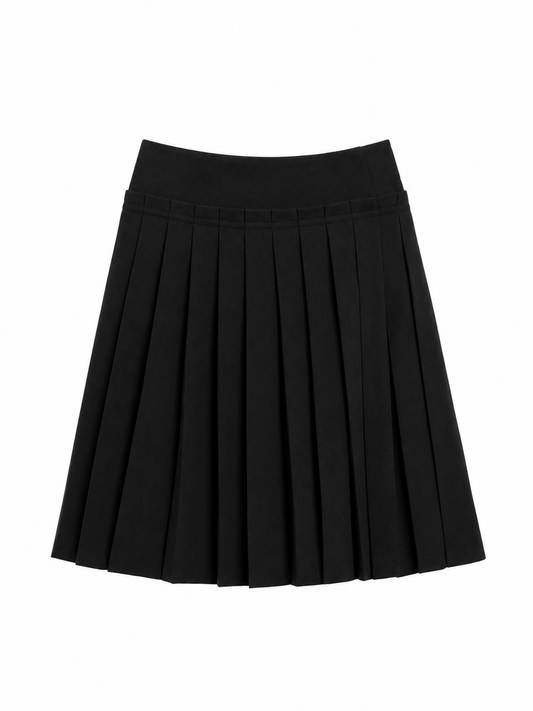 MIDI PLEATED SKIRT