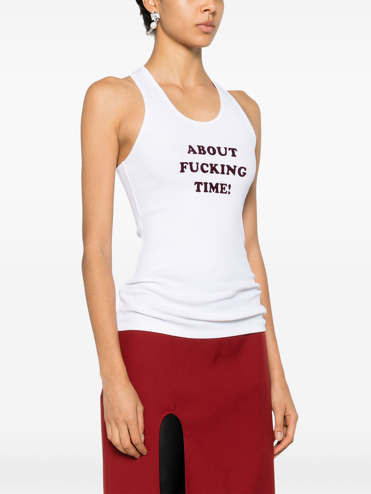 About F* Time tank top