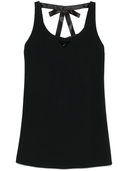 triangle-logo mini dress