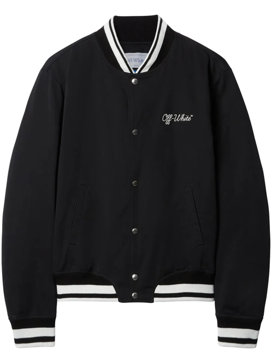 Script varsity jacket