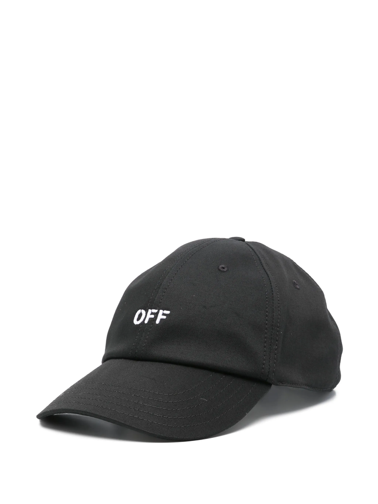 Drill Off logo-embroidered baseball cap