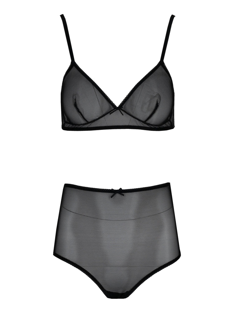 LAURA URBINATI Hight slip lycra  print black