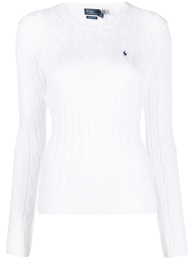 Julianna cable-knit jumper