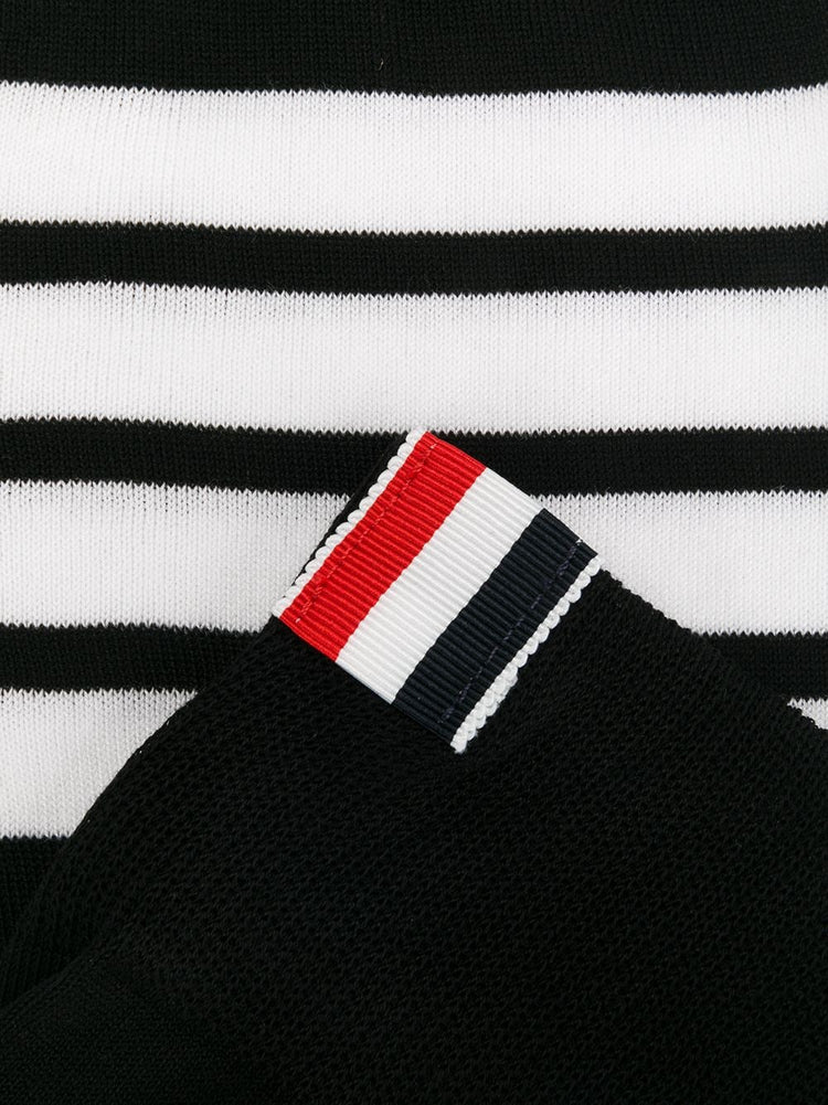 MID CALF SOCKS W/ 4BAR IN LIGHTWEIGHT COTTON