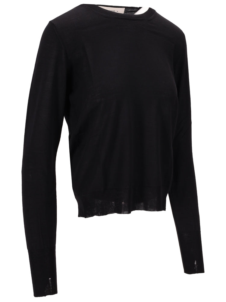 GOLDEN W'S REGULAR KNIT CREW NECK LIGHT WOOL MERINO