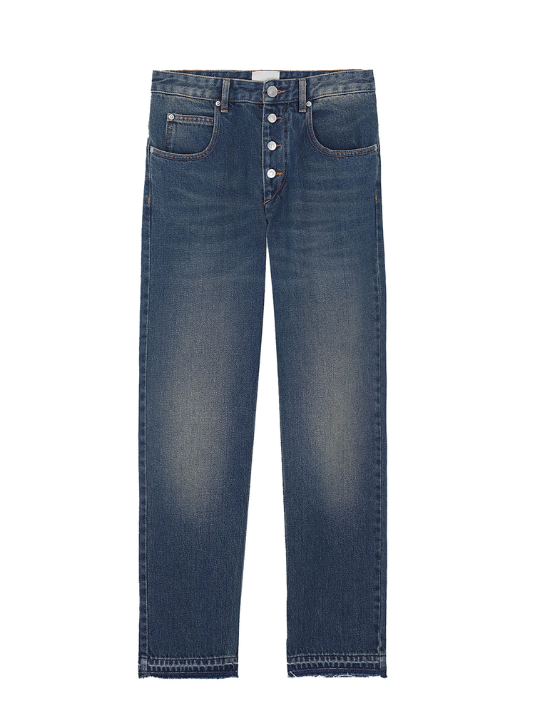Jemina raw-edge jeans