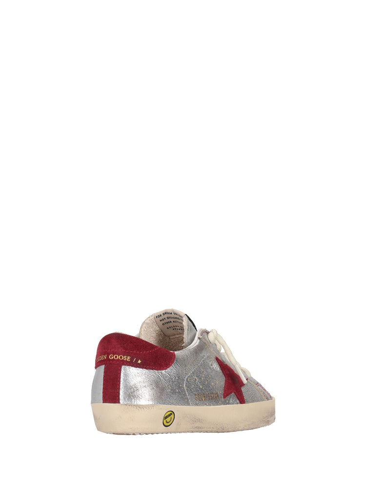 SUPER STAR LAMINATED SUEDE UPPER SUEDE STAR AND HEEL