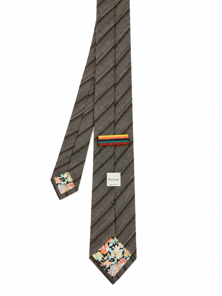 MEN TIE DIAGONAL STRIPE