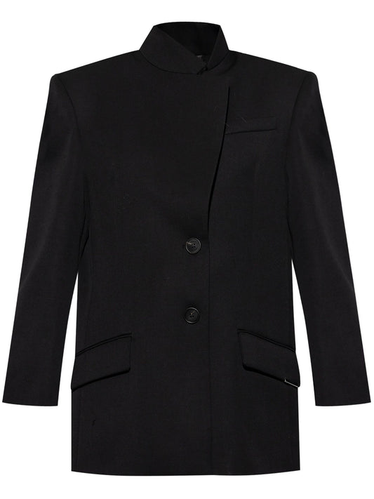 wool gabardine blazer