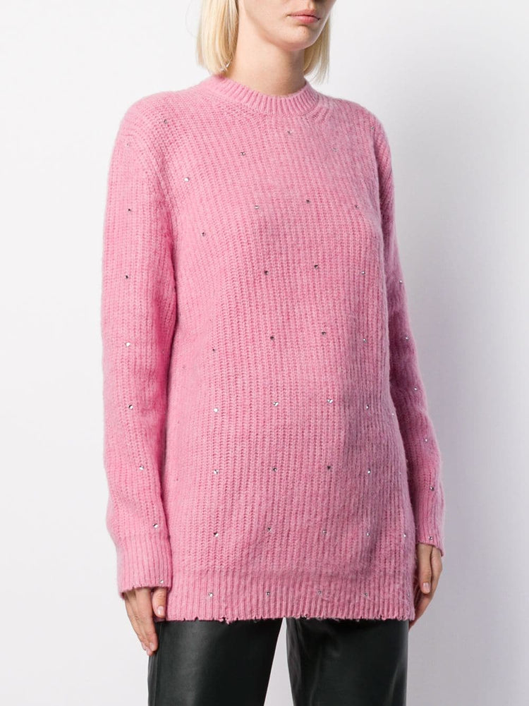 MSGM SWEATER KNIT PINK