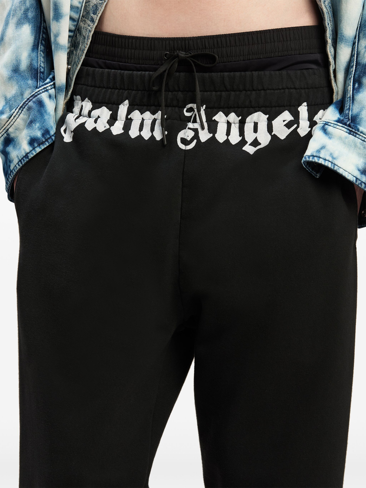 logo-print cotton track pants