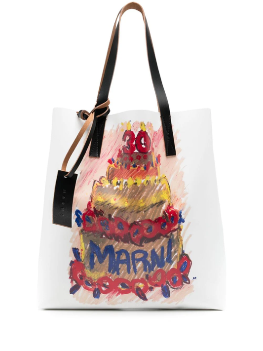 Tribeca tote with Marni 30th Anniversary print