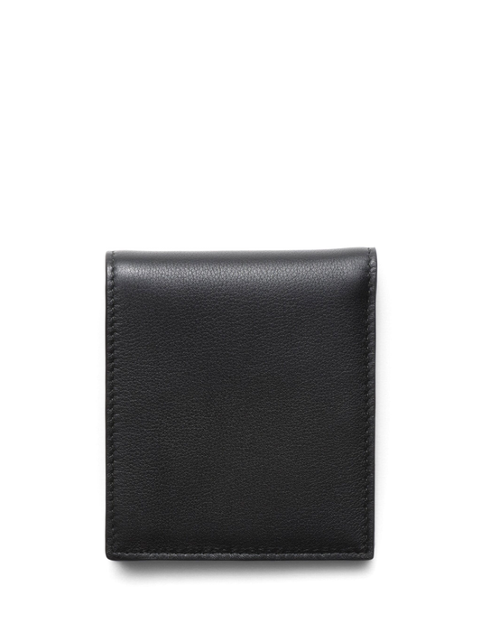 logo-stamp bi-fold leather wallet