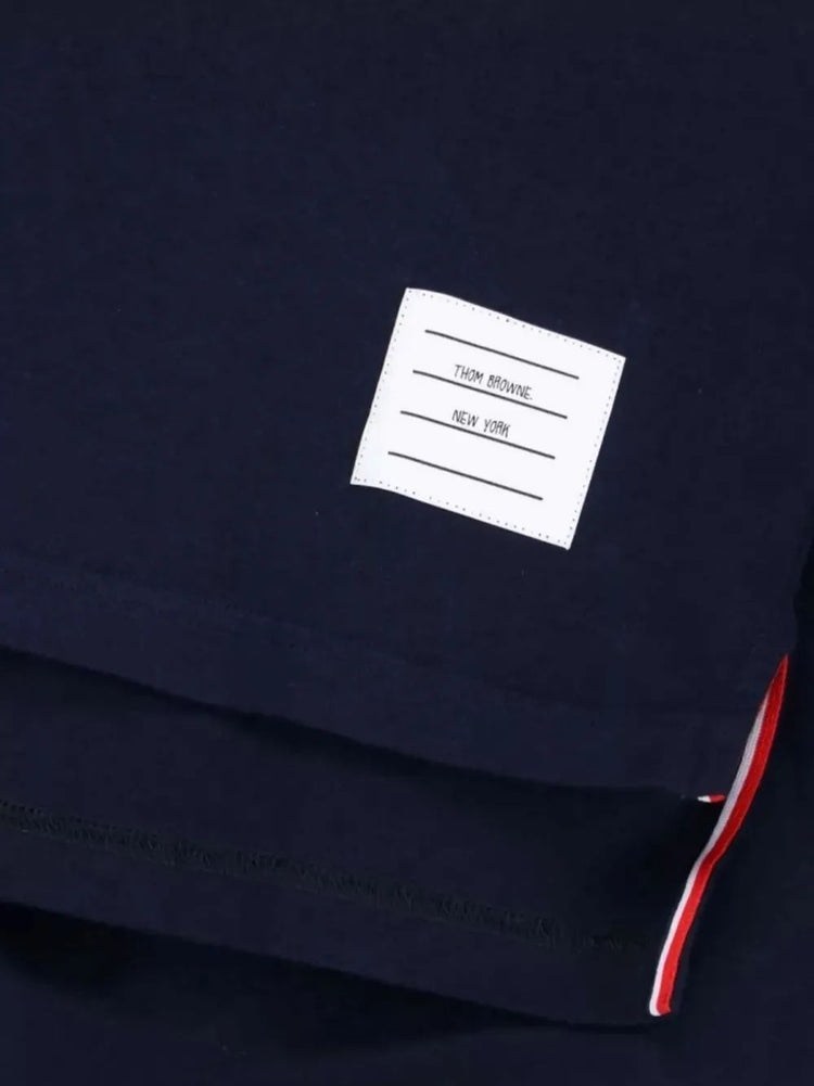LONG SLEEVE TEE W/ ENGINEERED 4 BAR IN SUSTAINABLE JERSEY