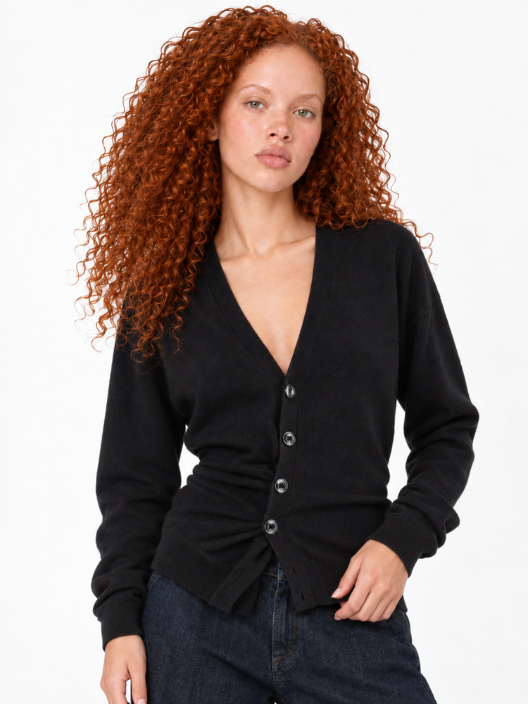 RELAXED TWISTED CARDIGAN