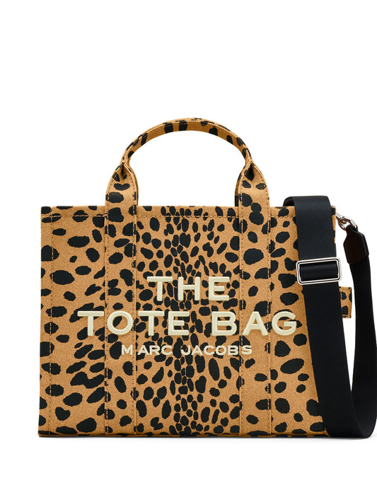 The Medium Cheetah Canvas Tote Bag