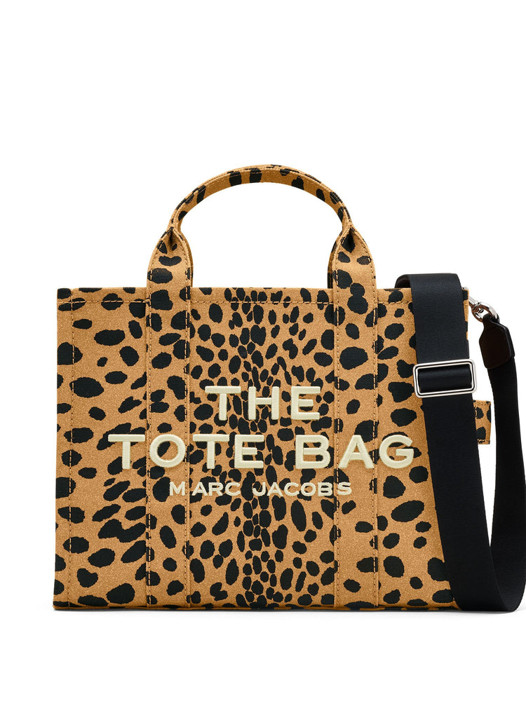 The Medium Cheetah Canvas Tote Bag