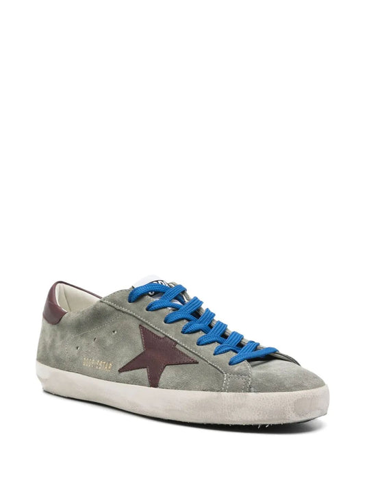 SUPER-STAR SUEDE UPPER AND TOE LEATHER STAR AND HEEL