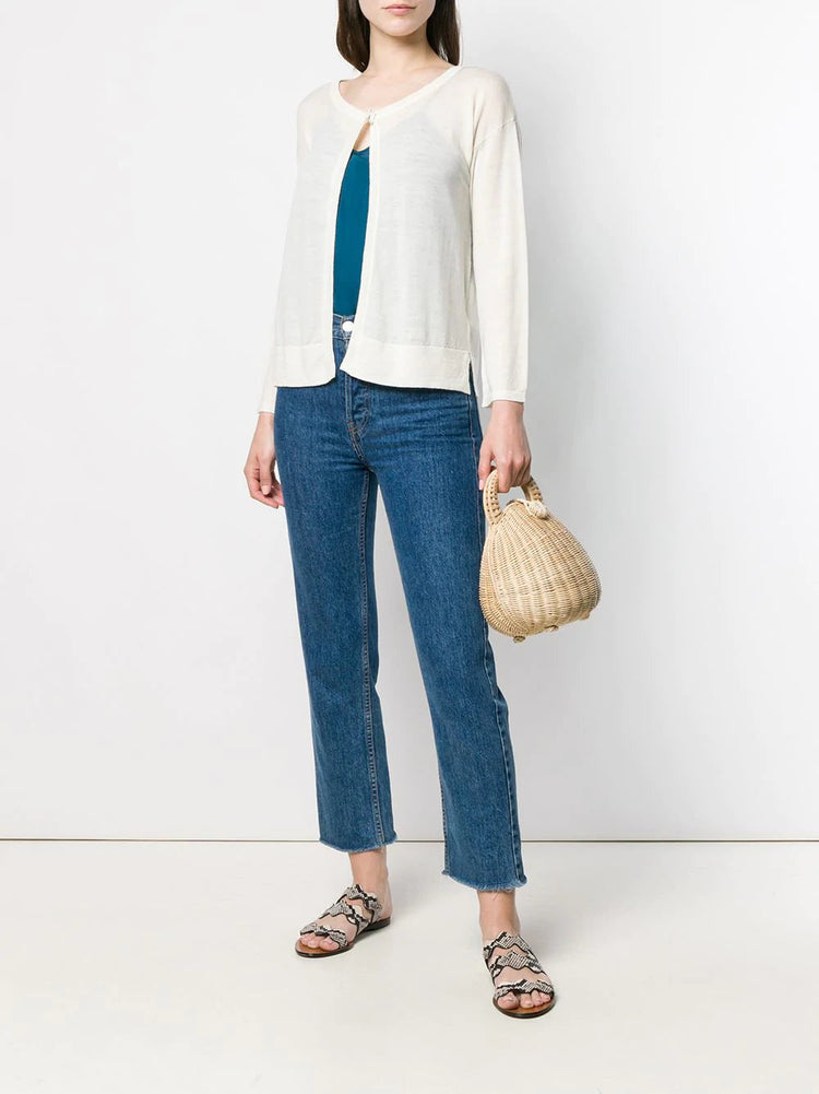 Fine knit cardigan