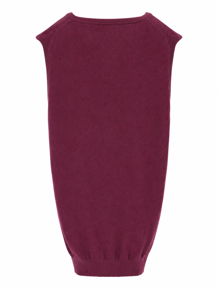LA ROSE knitwear gilet oversize sabbia