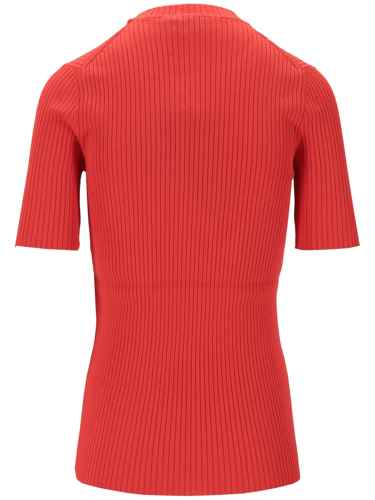 LIGHT STRETCH RIBBED T-SHIRT