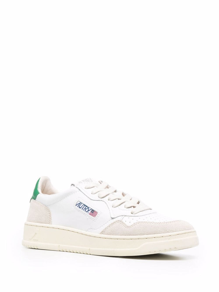 Medalist suede-panel sneakers