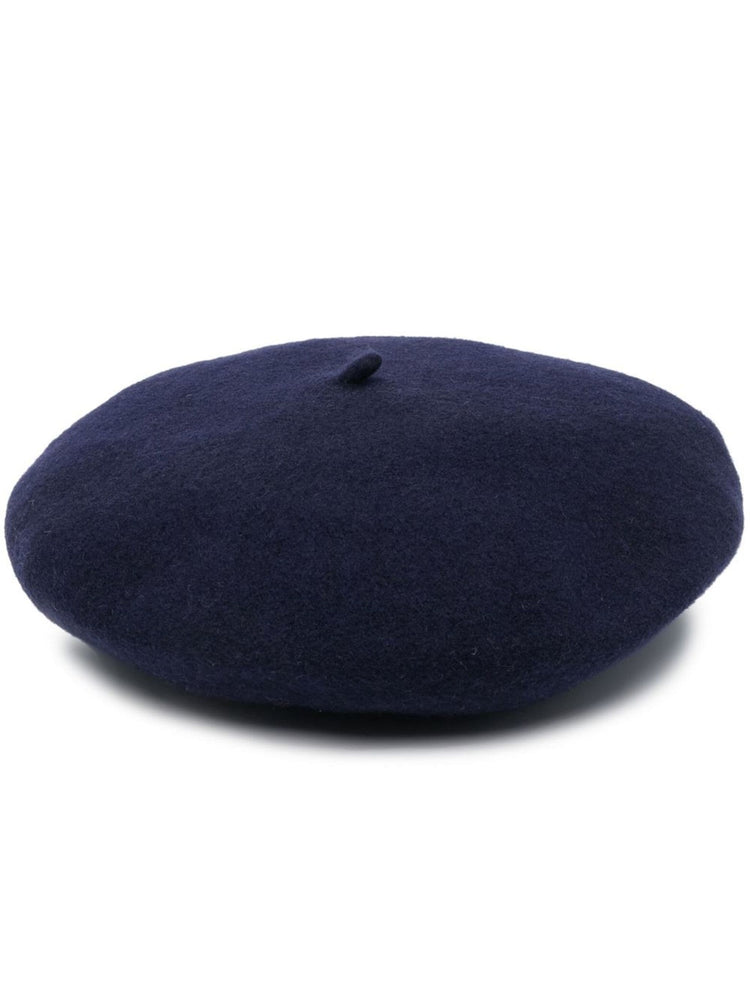 four-stitch wool beret