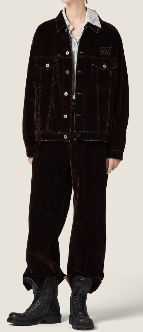 GIUBBOTTI VELVET CHAMBRAY