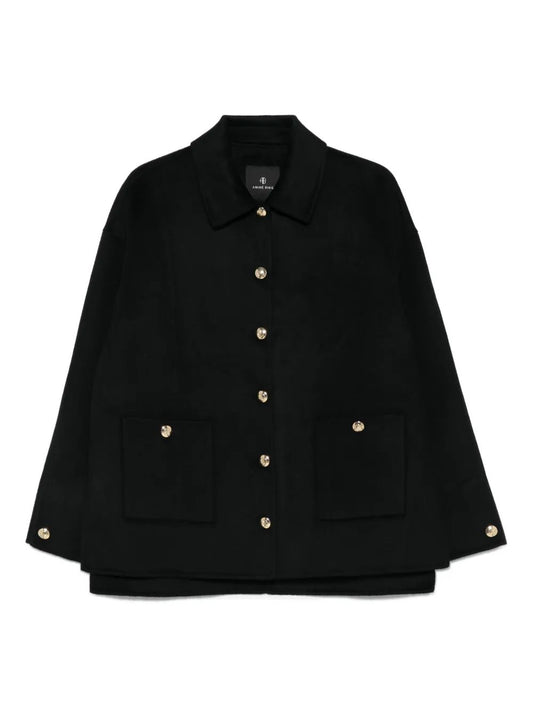 LUCA JACKET BLACK CASHMERE BLEND