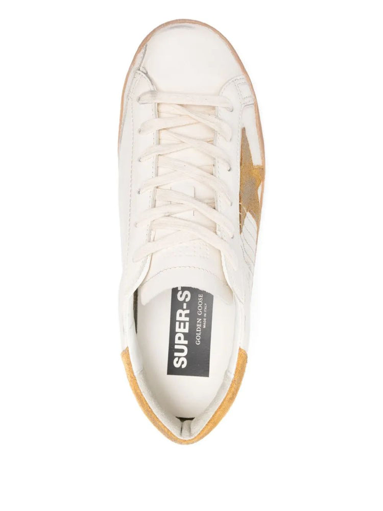 SUPER STAR LEATHER UPPER TOE AND TONGUE SUEDE STAR AND HEEL