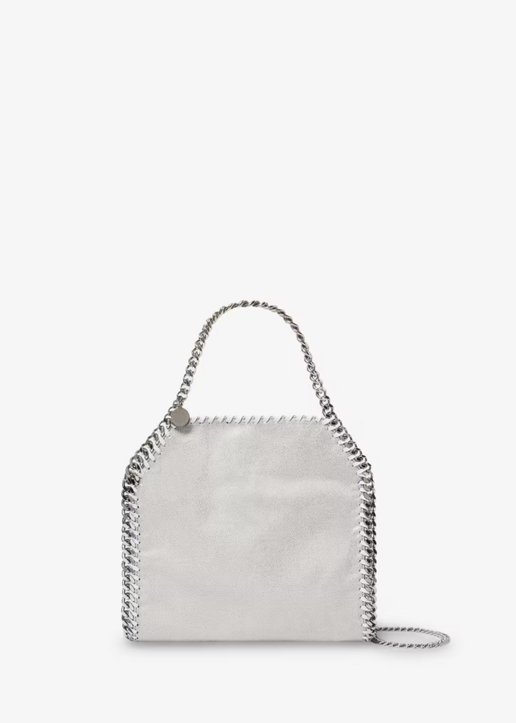 Falabella Mini Bag Eco Shaggy Deer w/stainless steel chain