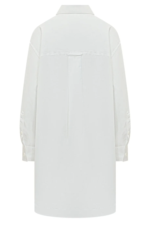 ROBE CHEMISE LARGE MANCHES LONGUES ET AMI DE COEUR EMBOSSE