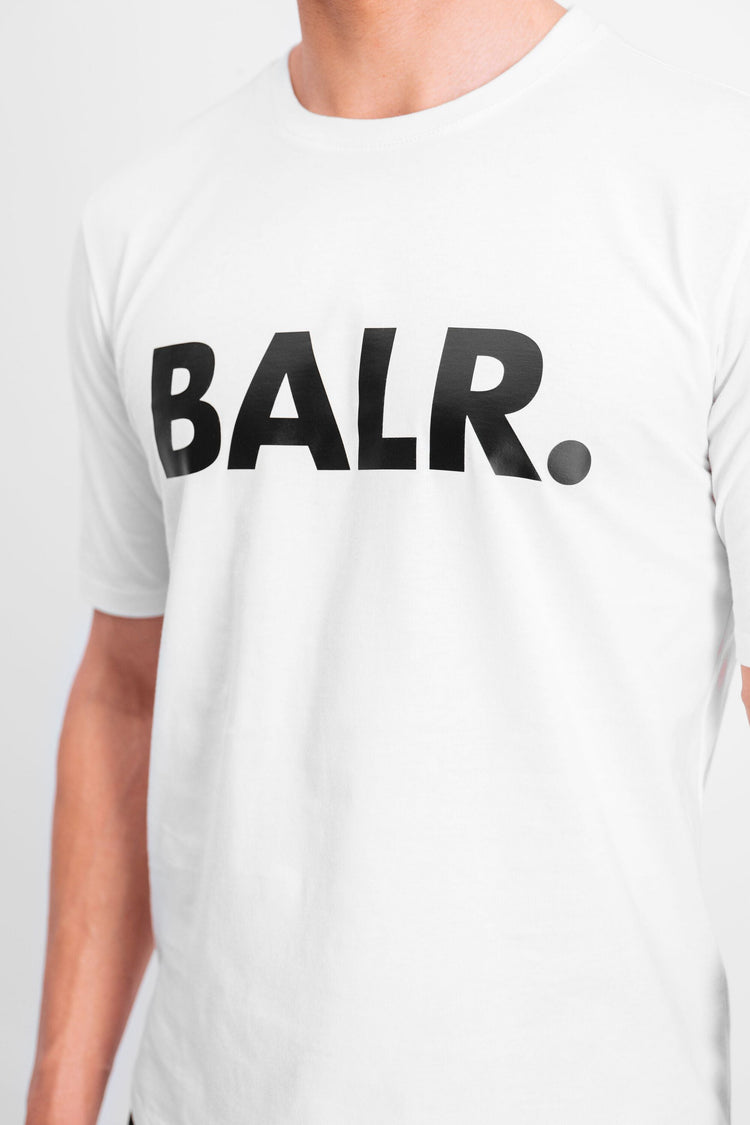 BALR. BRAND ATHLETIC T-SHIRT MEN WHITE