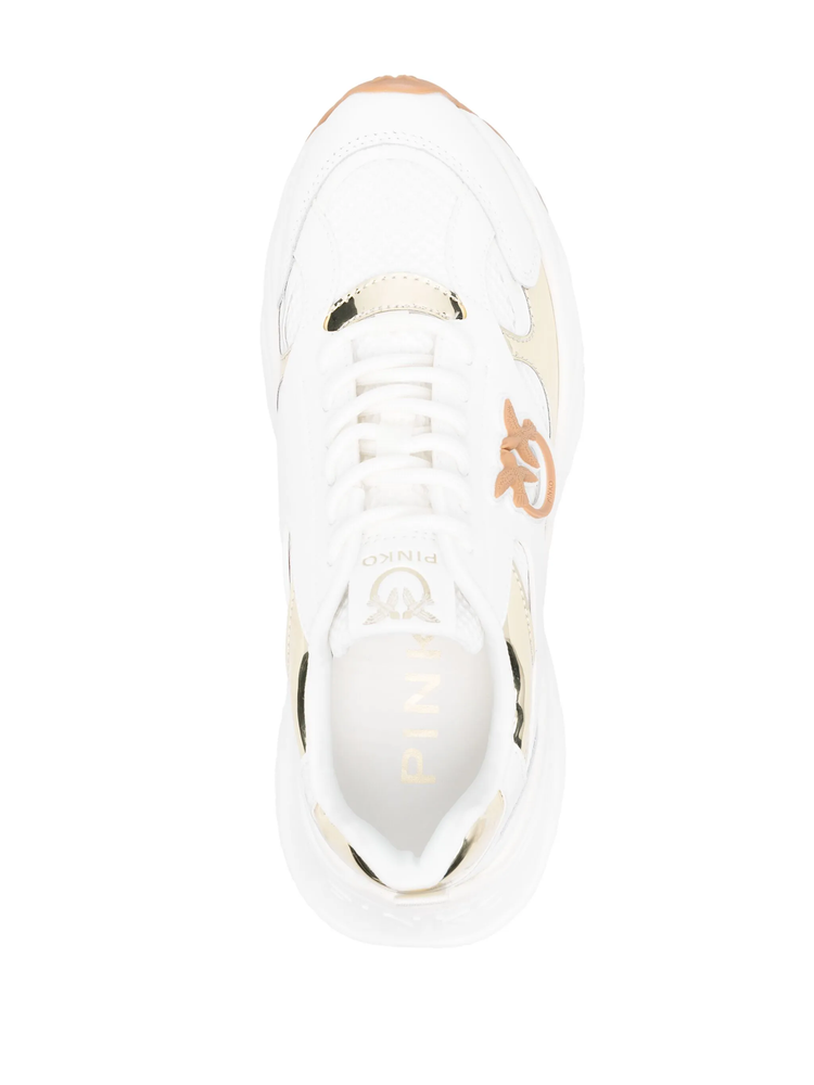 Ariel 15 logo-patch mirror-detailed sneakers