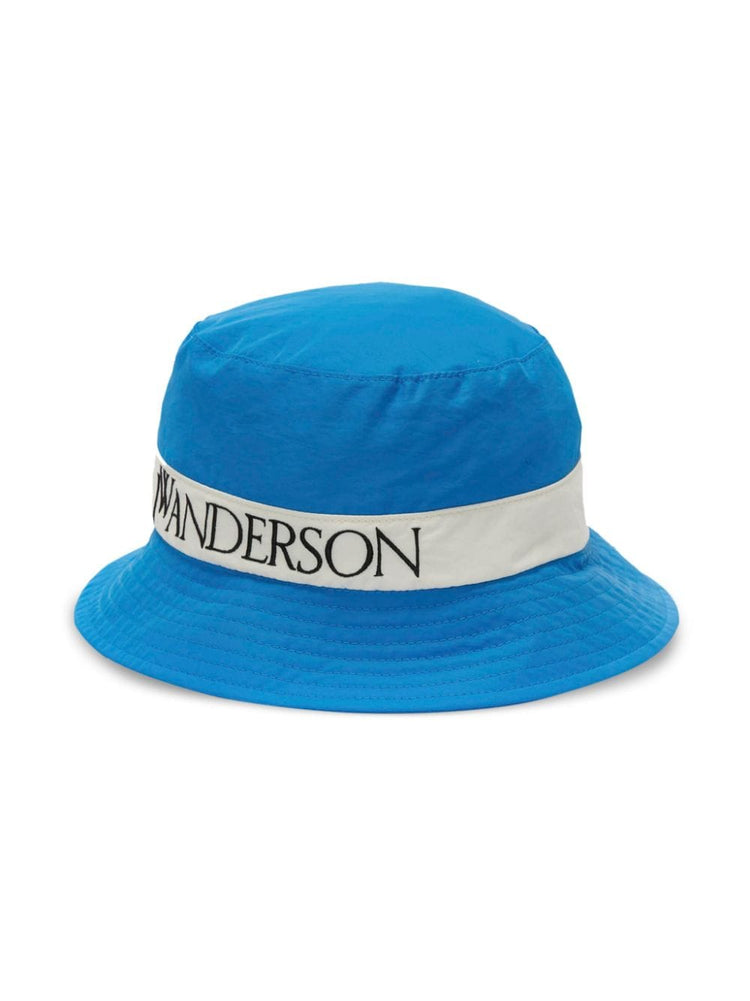 logo-embroidered tonal-stitching bucket hat