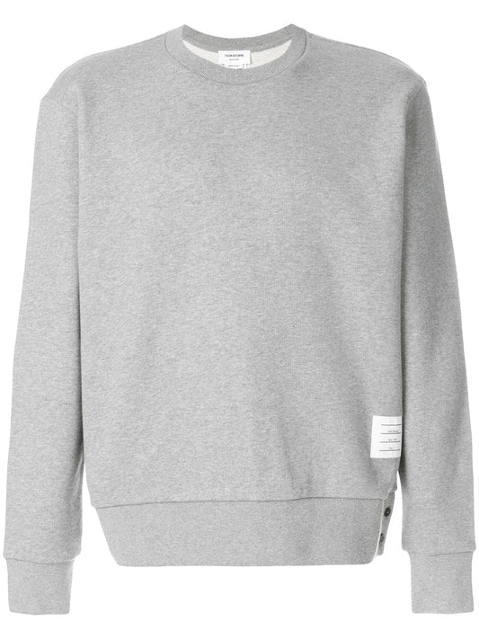CREWNECK PULLOVER W/ CENTER-BACK RWB STRIPE IN CLASSIC LOOPBACK