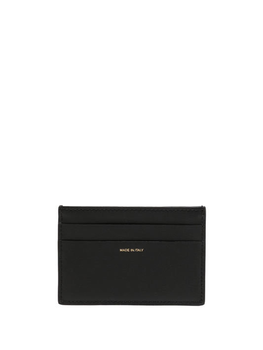 Signature Stripe leather cardholder