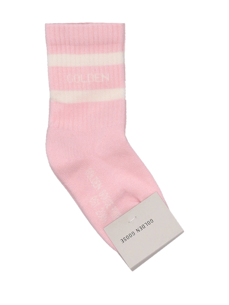 KIDS' SOCKS HIGH RIB/ STRIPES/ GOLDEN GOOSE