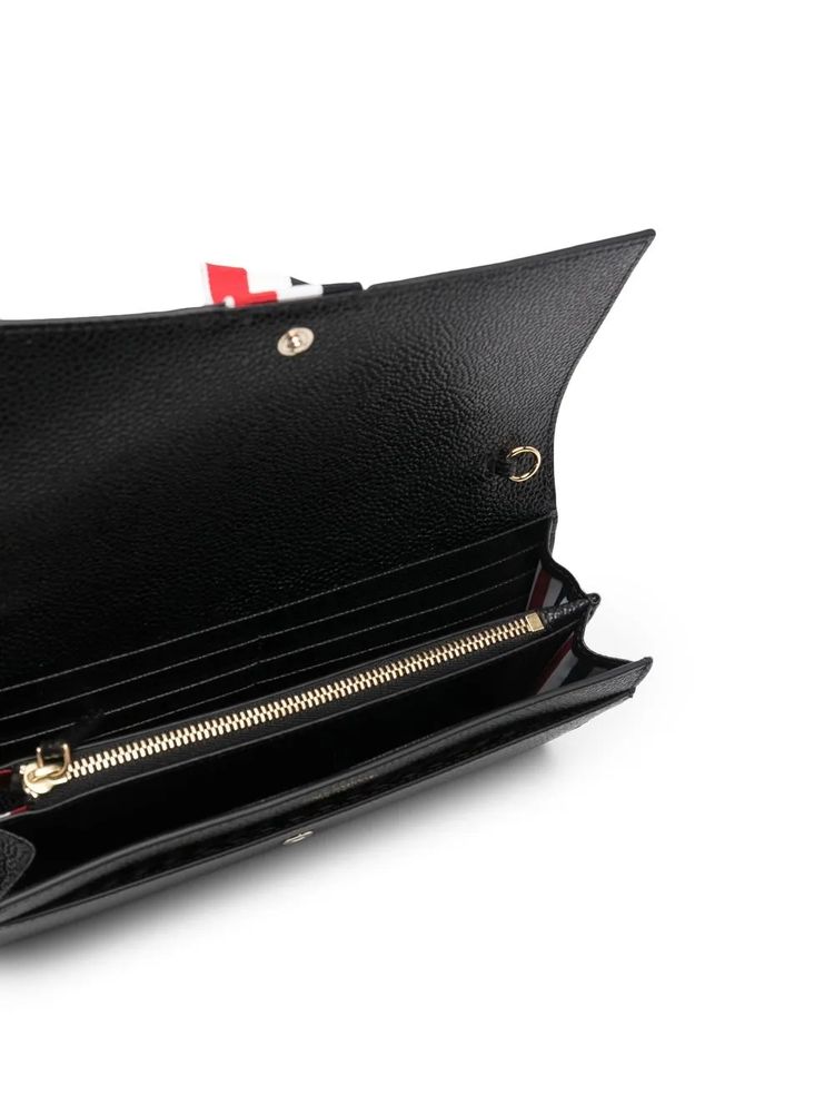 logo-patch leather shoulder bag