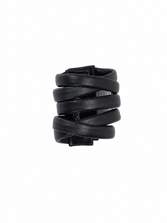 Bracciale 5 giri vera pelle