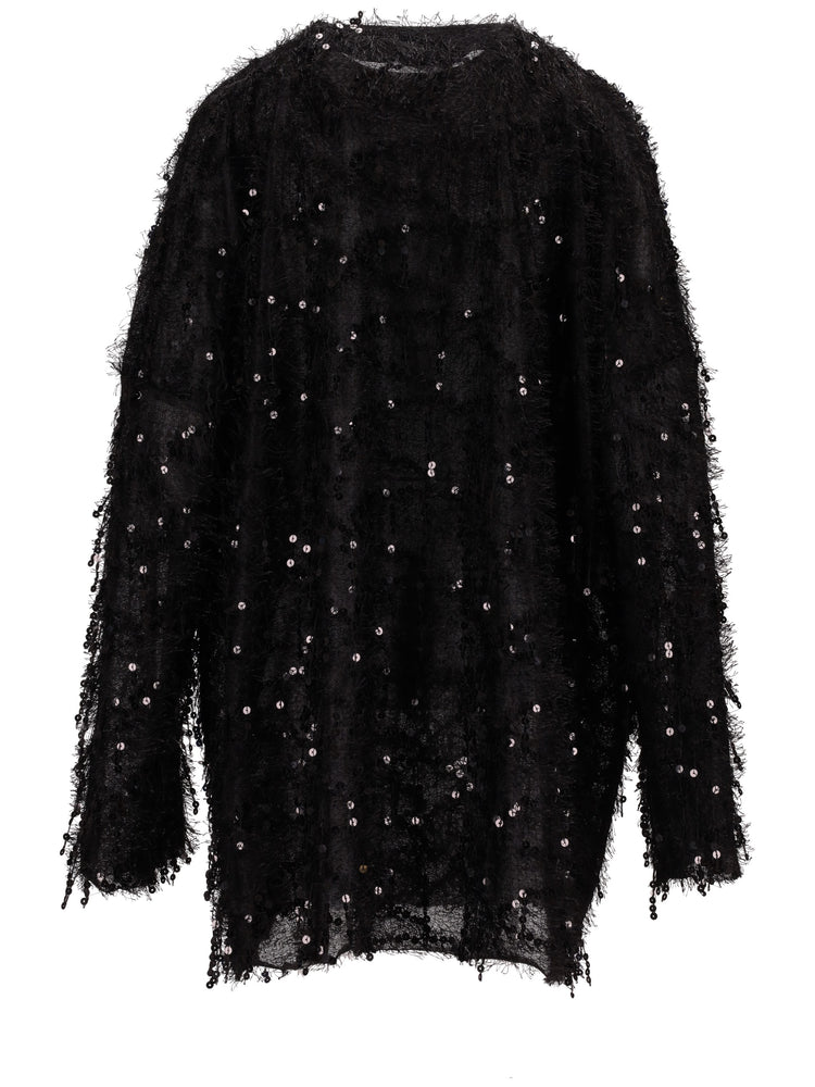 LONG-SLEEVED TEE - Pendant Sequins