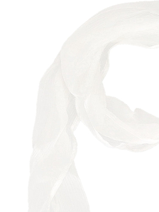 LA ROSE white scarf