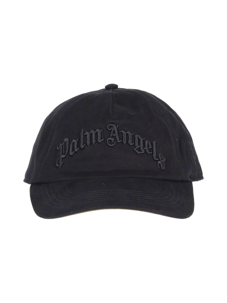 CURVED LOGO CAP BLACK - BLACK