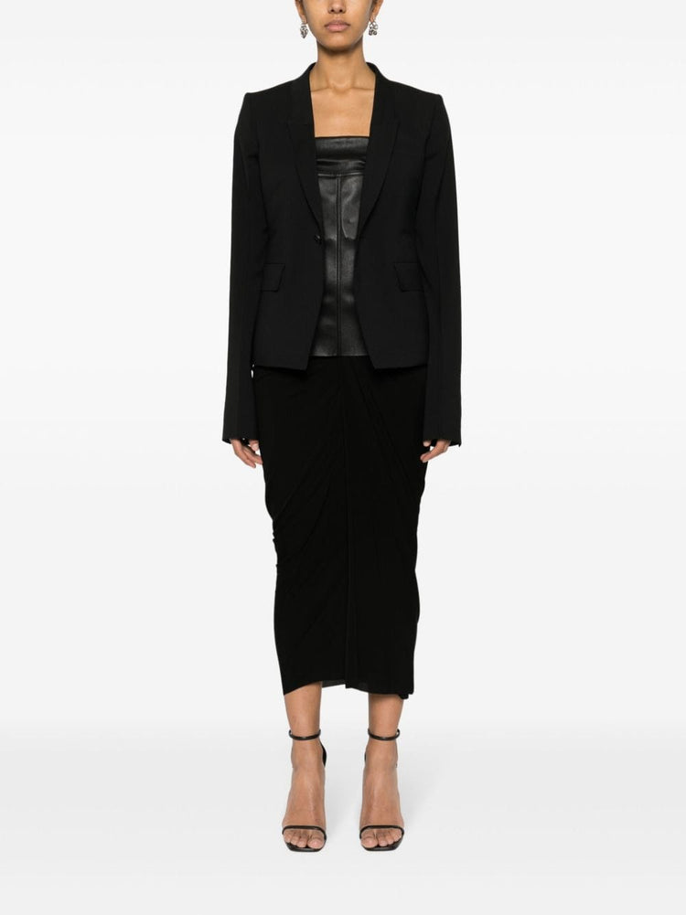 wool single-breasted blazer