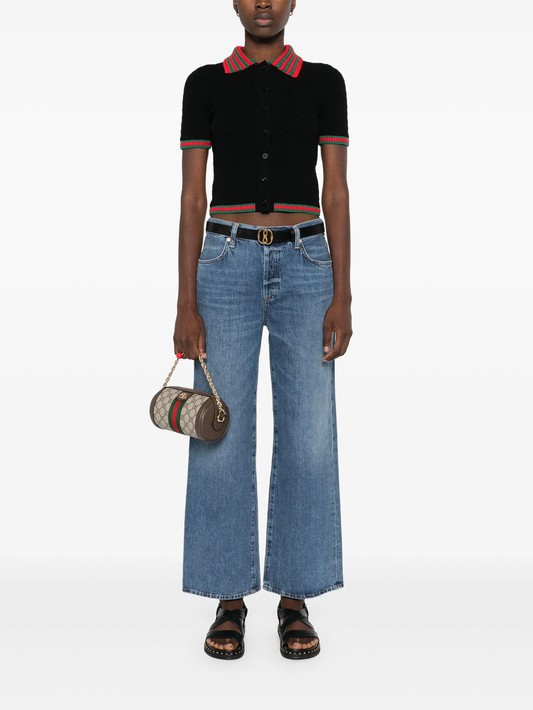 Annina high-rise wide-leg jeans