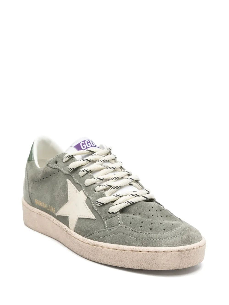 BALLSTAR SUEDE UPPER TOE AND SPUR LEATHER STAR AND HEEL