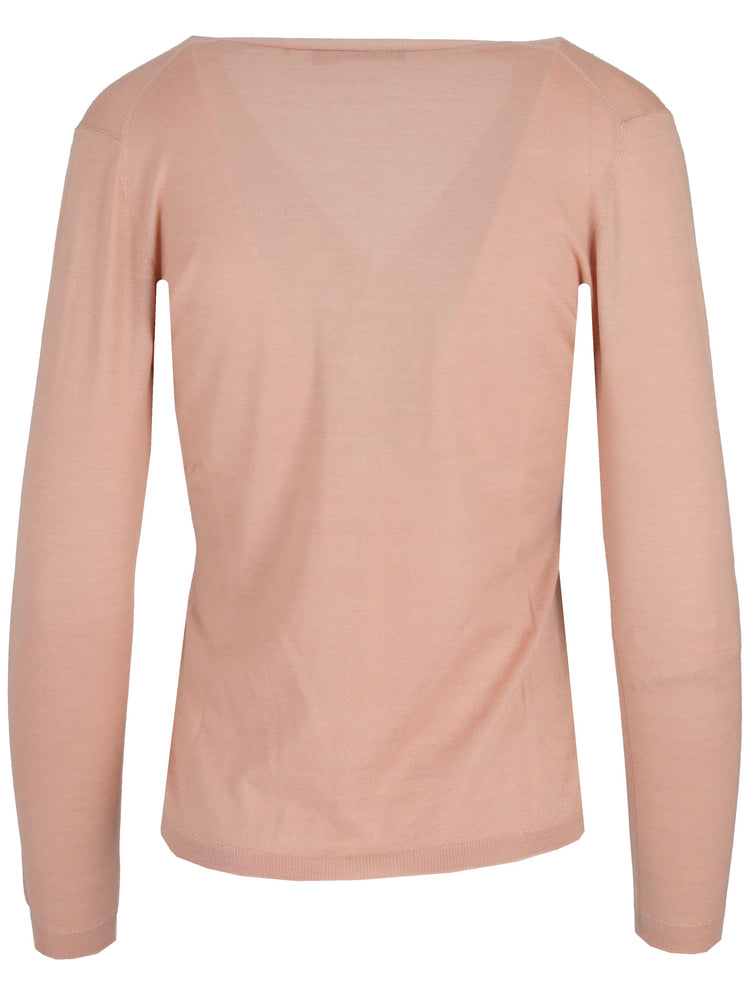 LA ROSE cardigan knit v-neck