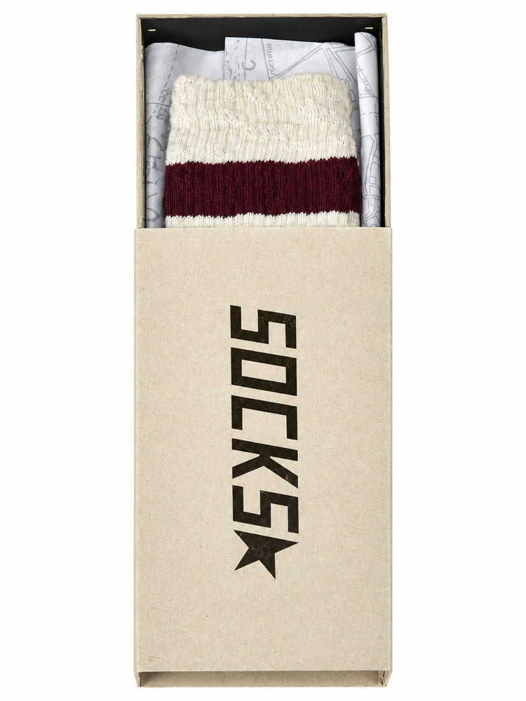 SOCKS HIGH RIB/STRIPES/RIPPED