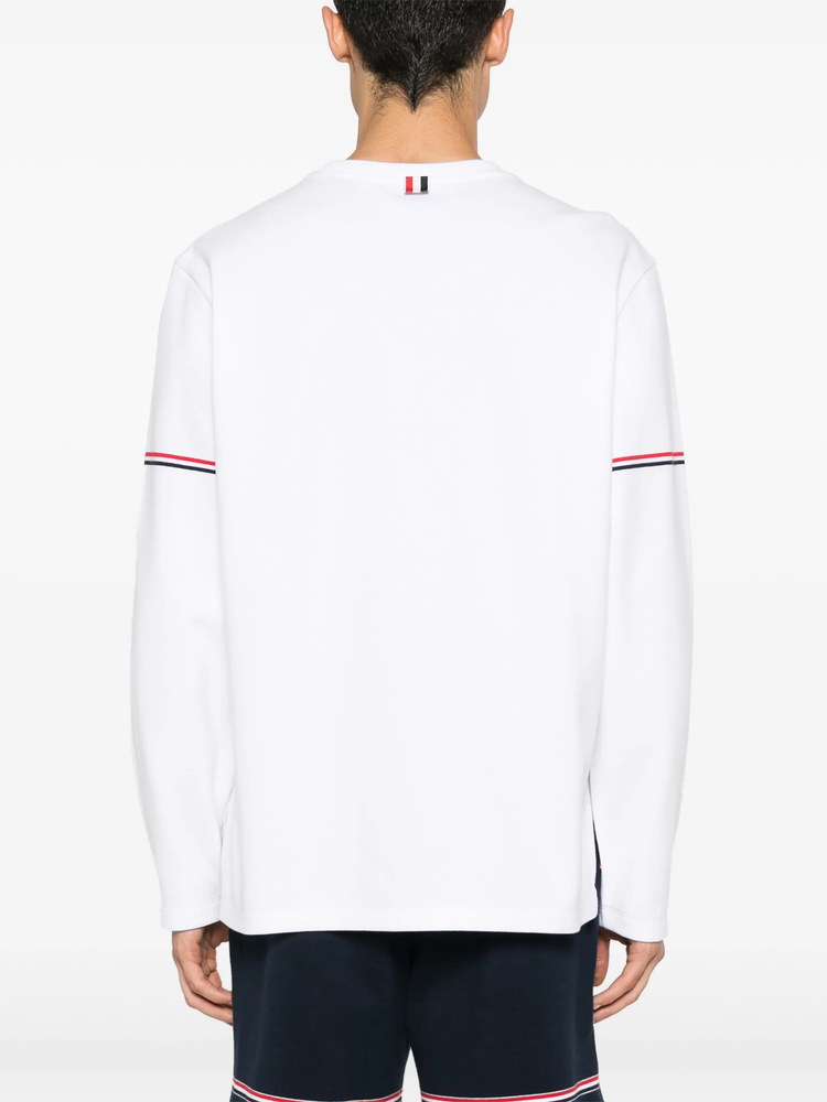 RWB stripe cotton T-shirt
